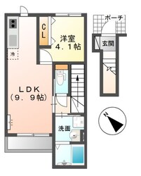 テレザート北山の物件間取画像